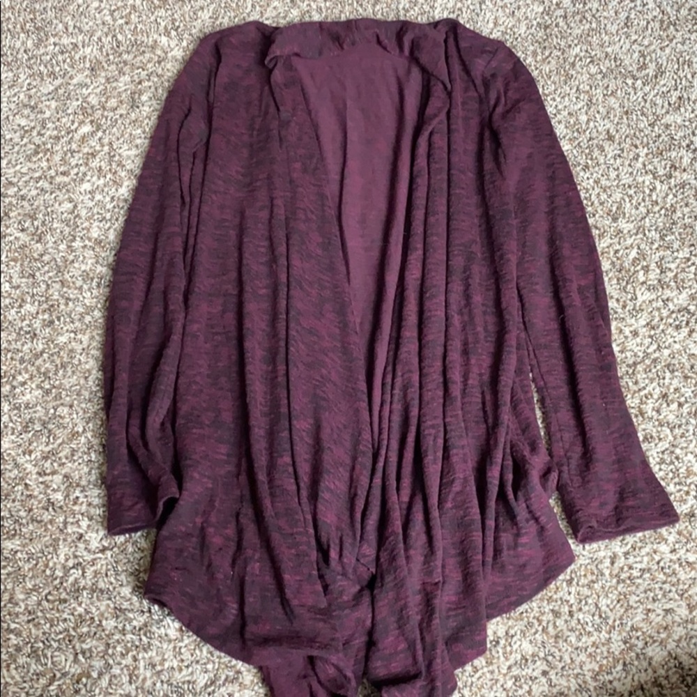 Burgundy Cardigan
